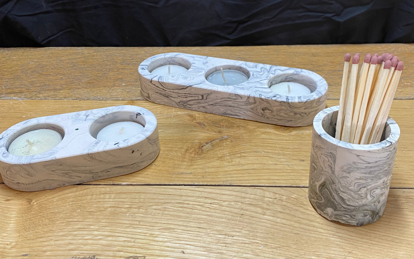 3 way tea light holder